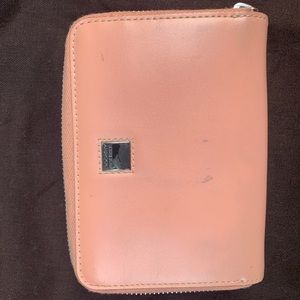 Peach Leather Dooney & Bourke Wallet